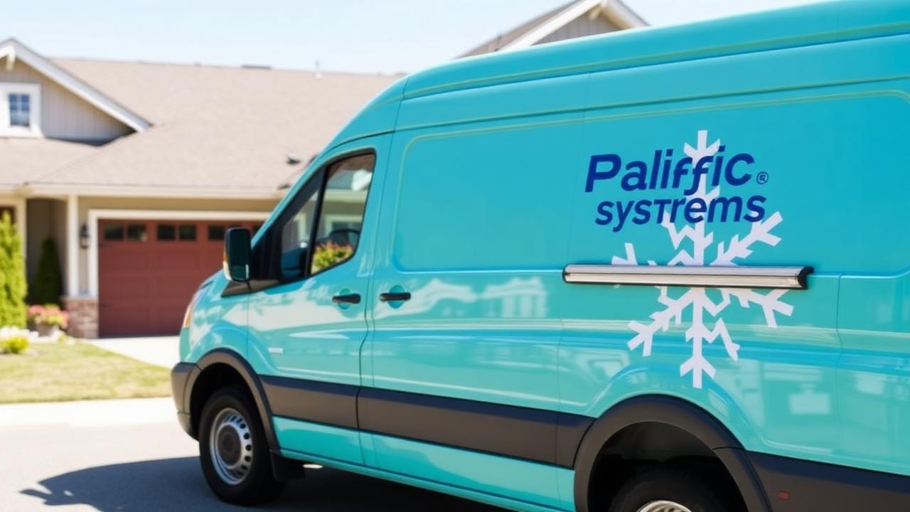 Pacific Cooling Systems service vehicle